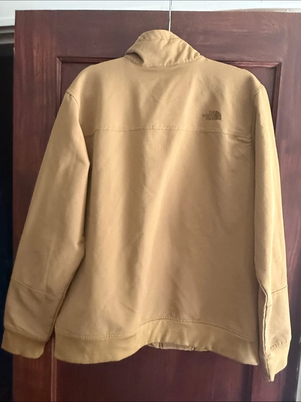 The North Face Men’s Caramel/Tan Lightweight Softshell Jacket